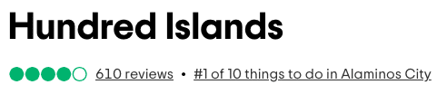 hundred islands reviews