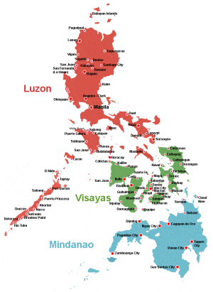 Visayas And Mindanao Map Map-Visayas-Philippines – Mindanao