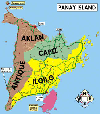 Map Of Panay Island Philippines Panay-Island-Map – Mindanao