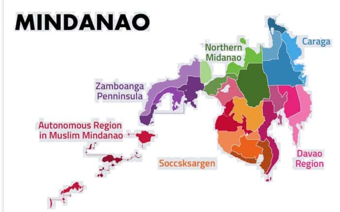Map Of Mindanao Provinces