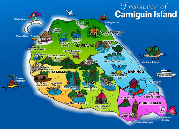 tesoros de la isla de camiguin