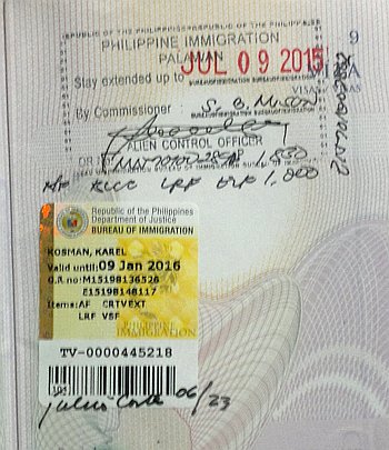 Visa extensions and requirements for the Philippines