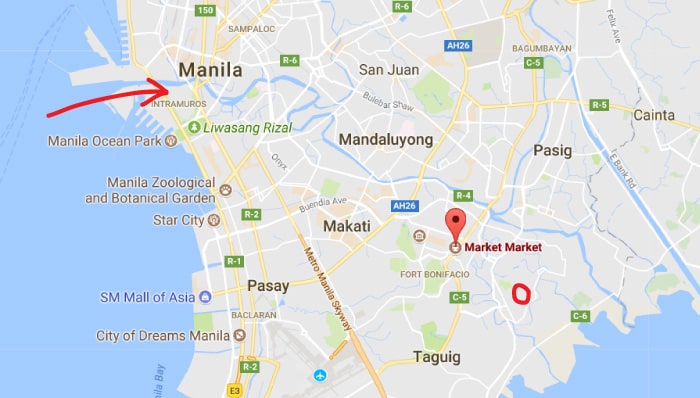 visa-extension-philippines_map-of-manila