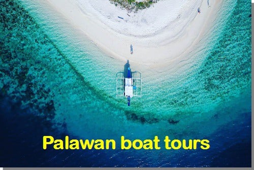 Palawan boat tours to Malcapuya Island