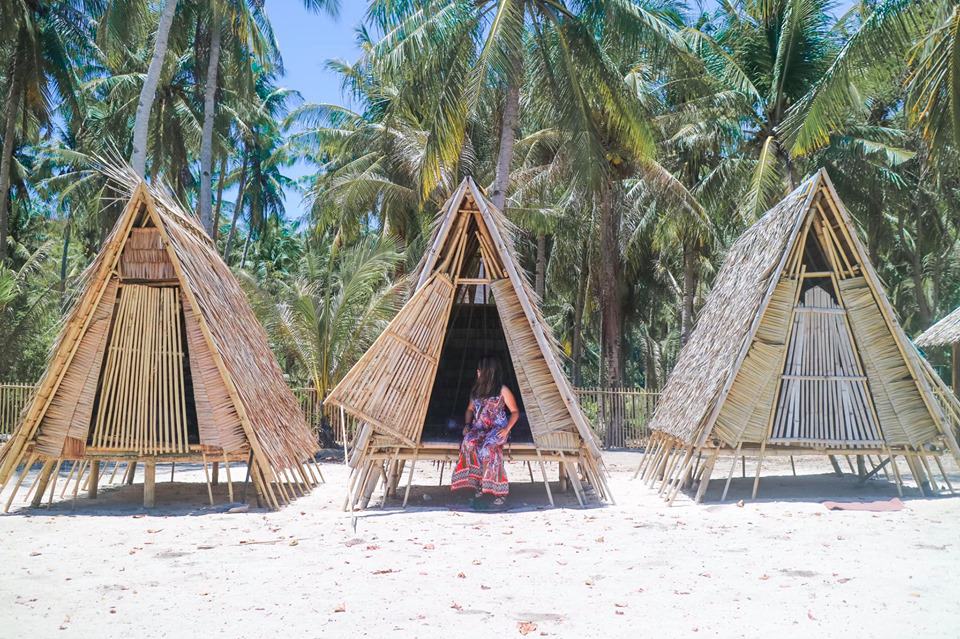 El Nido to Coron Island Hopping Boat Tours natural huts and living