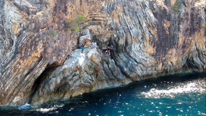 plongée en falaise à Linapacan