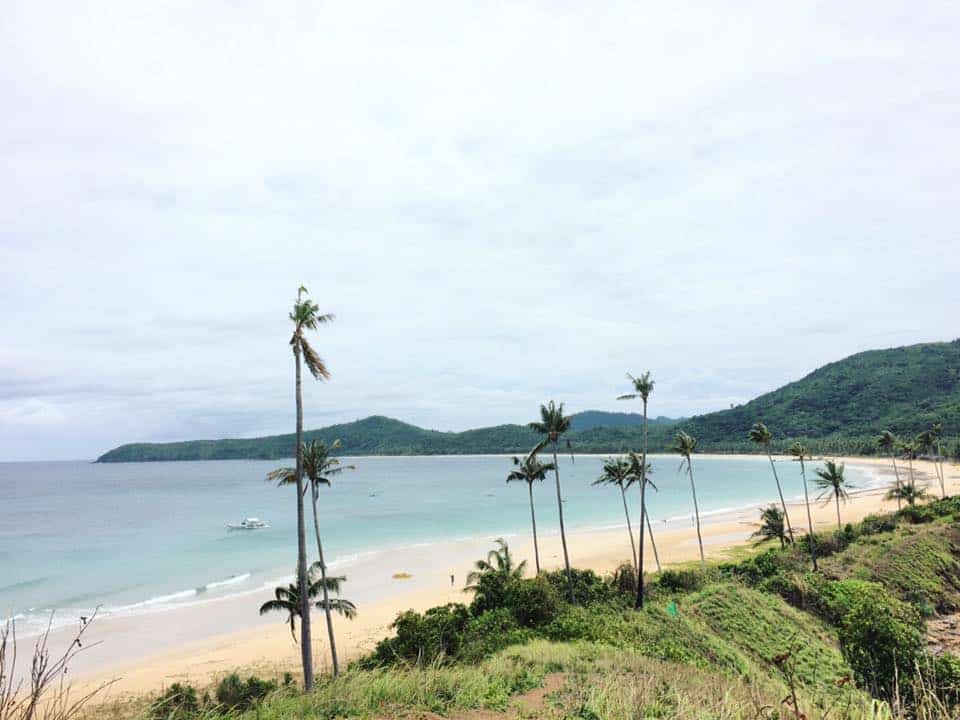 beach view around el nido