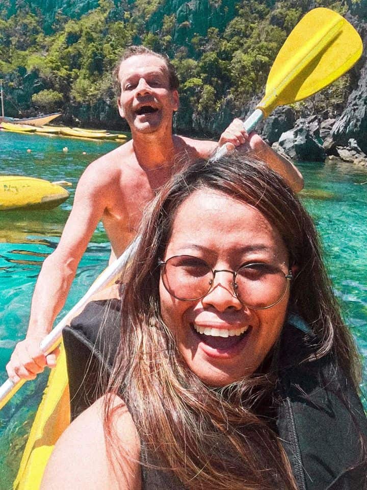 paddling around el nido