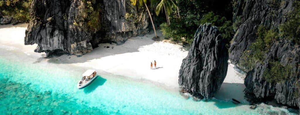 Philippines Island Hopping Package Itinerary Tour on remote beaches