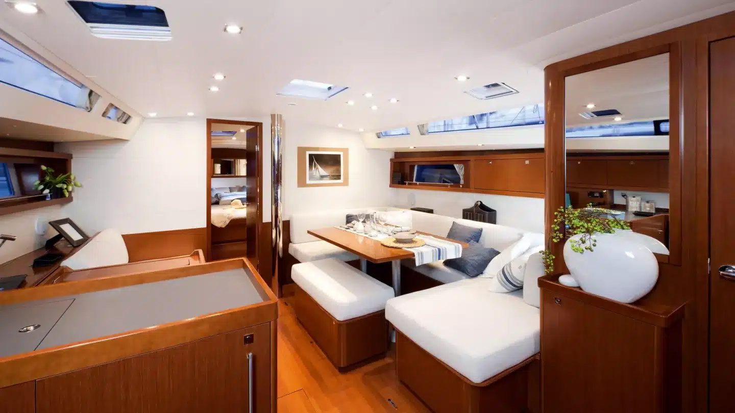coron yacht interior