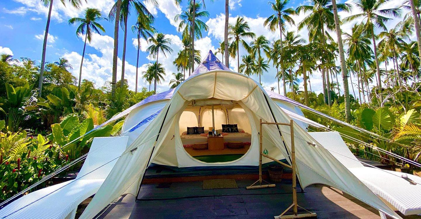 Visit El Nido, Palawan, and glamp in style at Nacpan Beach Glamping.