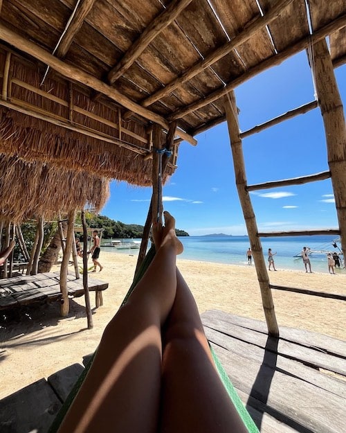 coco beach resort feet hammock