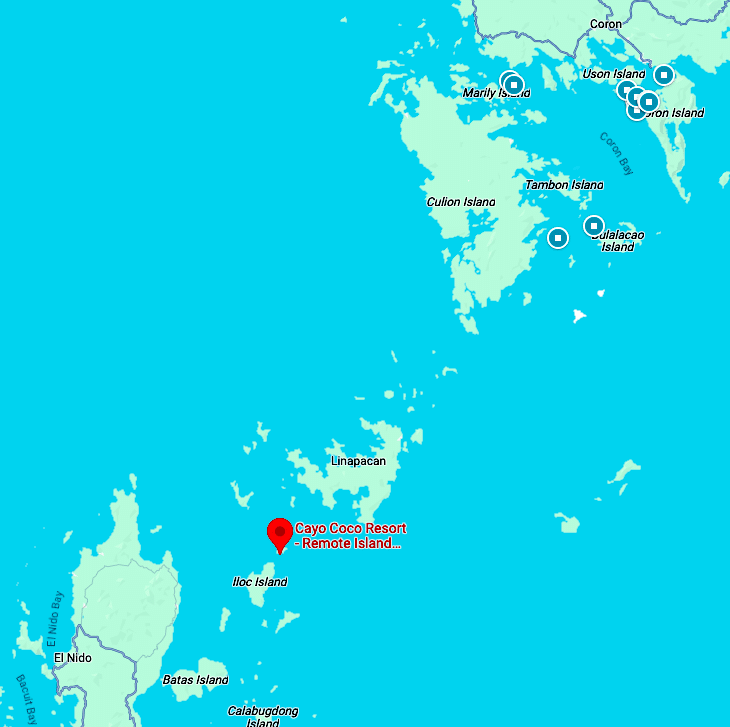 科科島 巴拉望島 地圖
