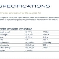 Luxury Leopard 58 yacht for island hopping in the Philippines.