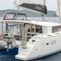 Luxury sailing yacht in the Philippines waters for island hopping adventures.
