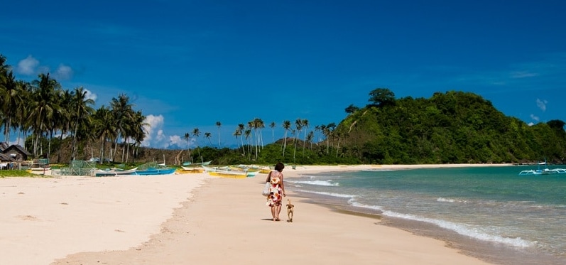 Nacpan Beach in El Nido, Palawan