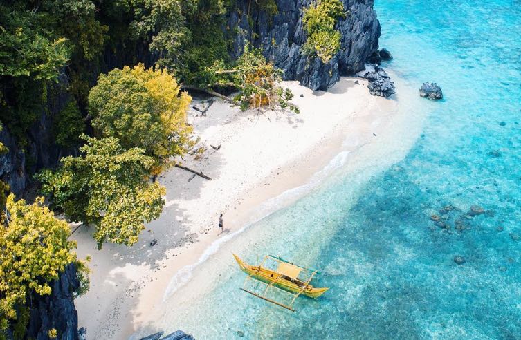 The Secret Beach in El Nido Palawan - one of the best places to visit in the Philippines