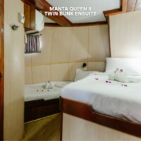 MQ8 Twin bunk ensuite Main deck