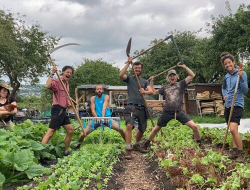 Farmers build eco-farm