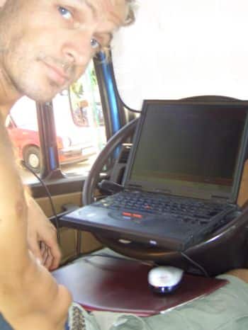 caravan computer workstation