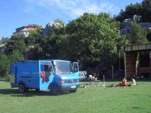 Traveling along the coast of Montenegro