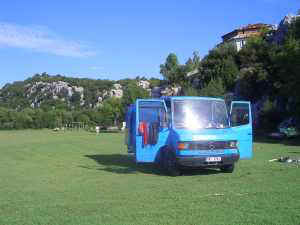 Traveling along the coast of Montenegro