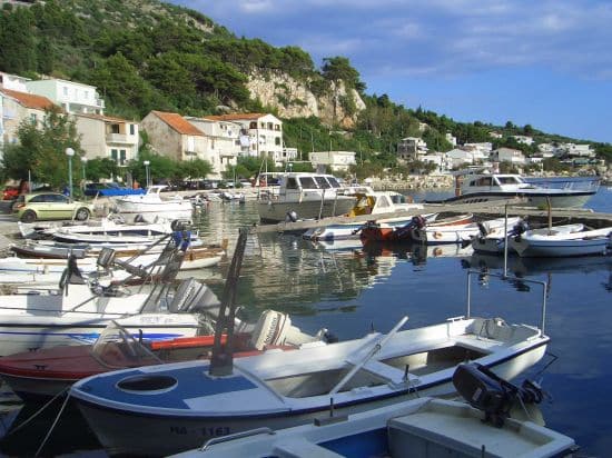 Traveling along the coast of Croatia