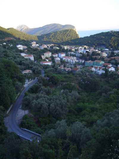 Traveling along the coast of Montenegro