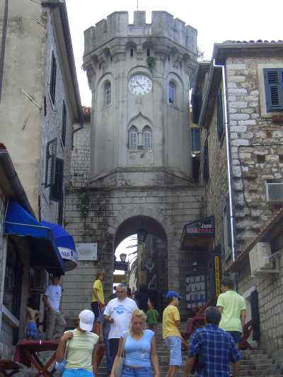 Traveling along the coast of Montenegro