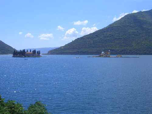 Traveling along the coast of Montenegro