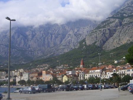 Traveling along the coast of Croatia