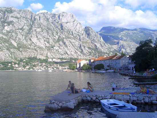 Traveling along the coast of Montenegro