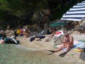 Traveling along the coast of Croatia