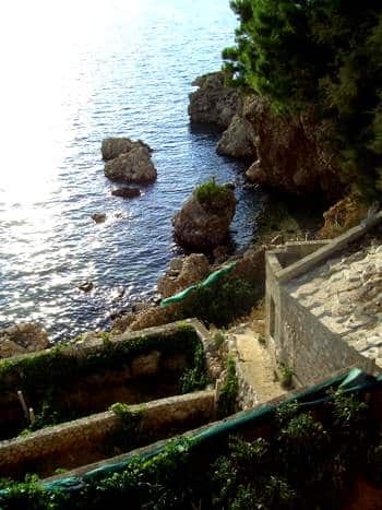 Traveling along the coast of Croatia