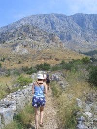 Traveling along the coast of Croatia