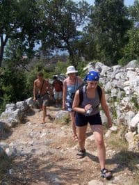 Traveling along the coast of Croatia