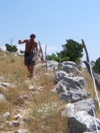 Traveling along the coast of Croatia