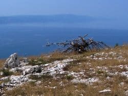 Traveling along the coast of Croatia