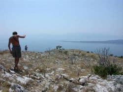 Traveling along the coast of Croatia