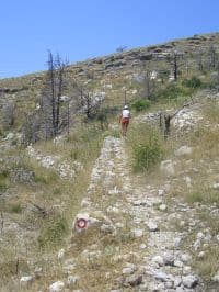 Traveling along the coast of Croatia