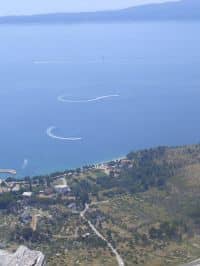 Traveling along the coast of Croatia