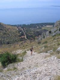 Traveling along the coast of Croatia