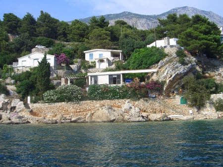 Traveling along the coast of Croatia