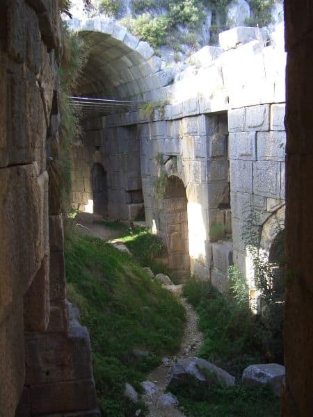 Cheap travel europe tour guide - Santa's tombs, Myra, Turkey