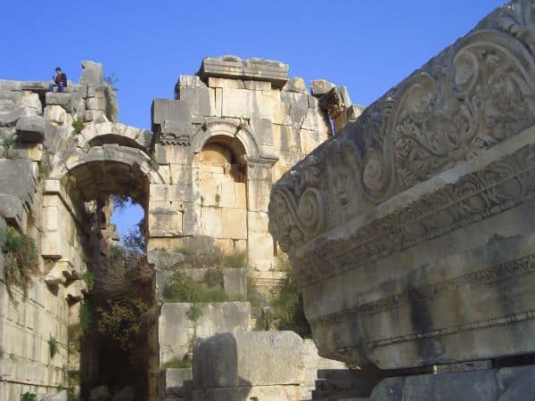 Cheap travel europe tour guide - Santa's tombs, Myra, Turkey