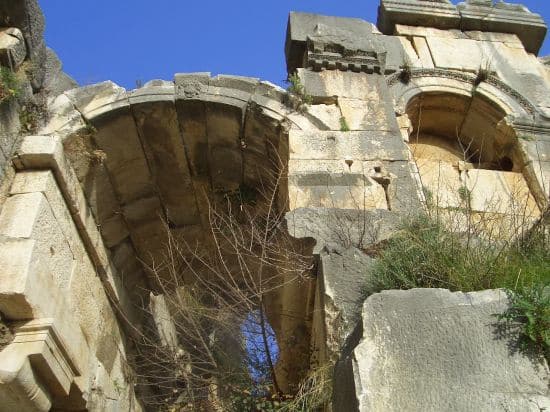 Cheap travel europe tour guide - Santa's tombs, Myra, Turkey