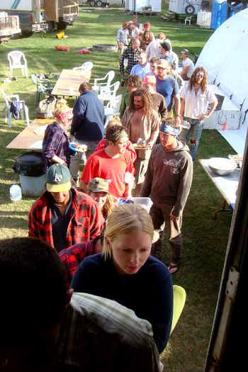 treeplanting camp mess tent