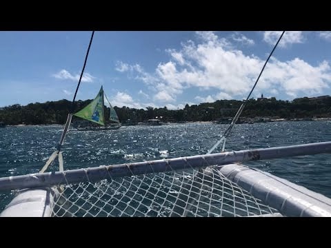 Sailing in Boracay