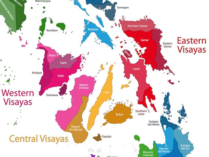 visayas map