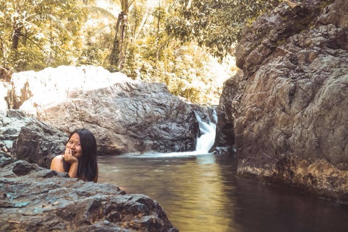 Kataw falls lover's waterfall